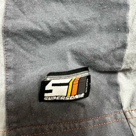 Vintage Black and Yellow No Fear racing long sleeve extra large top motocross - Picture 8 of 13